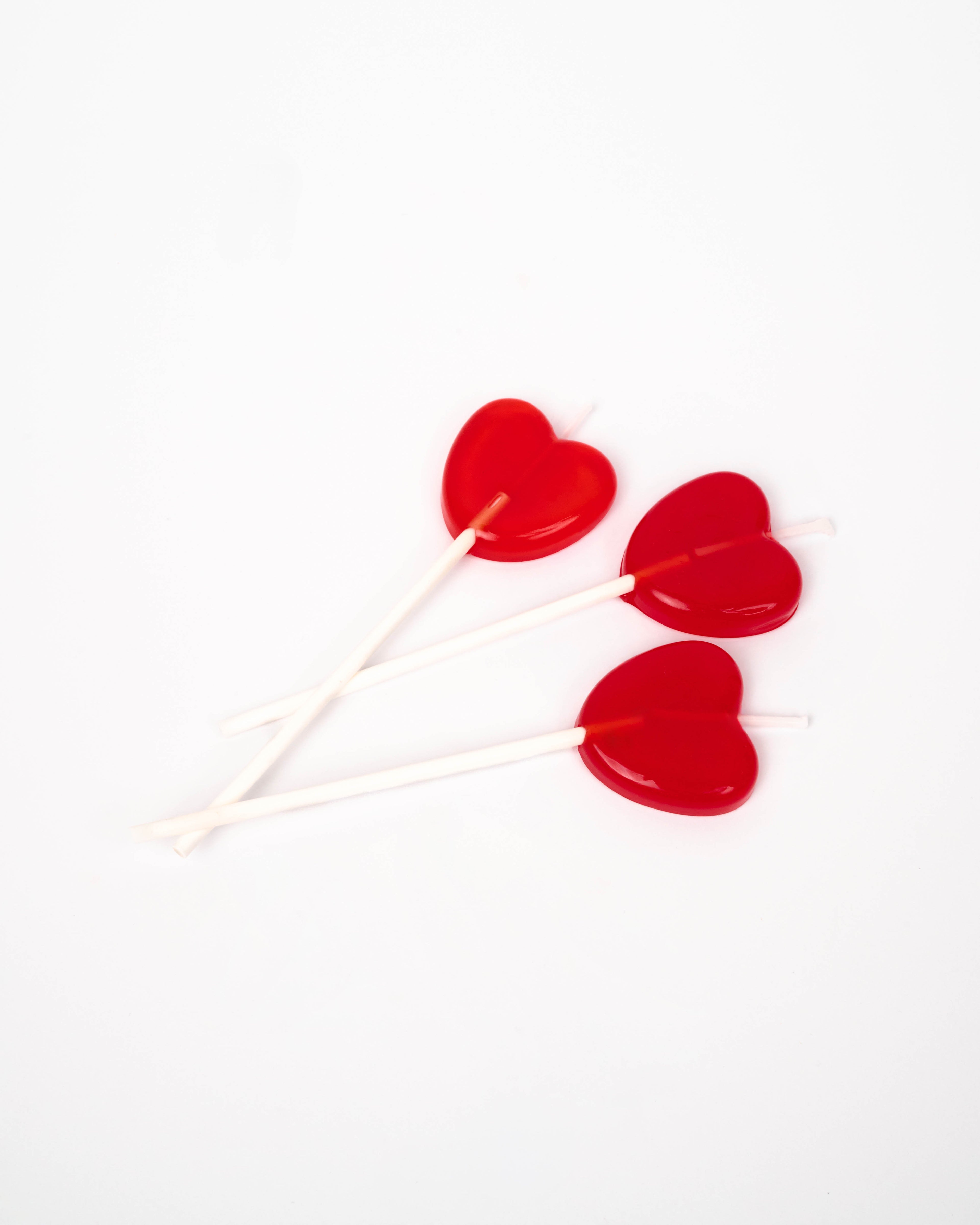 Heart Lollipops