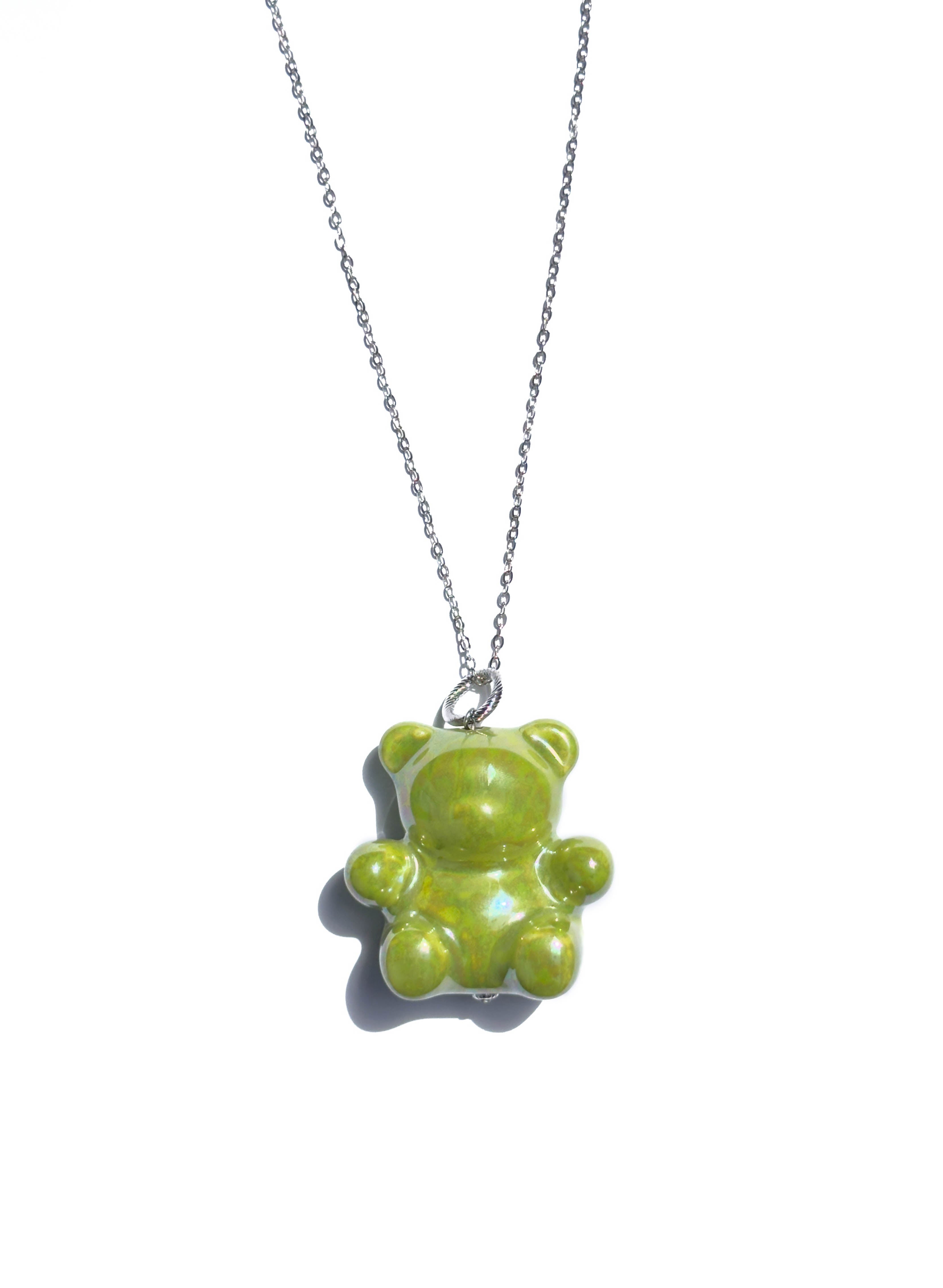 Кулон Teddy the bear Зелений