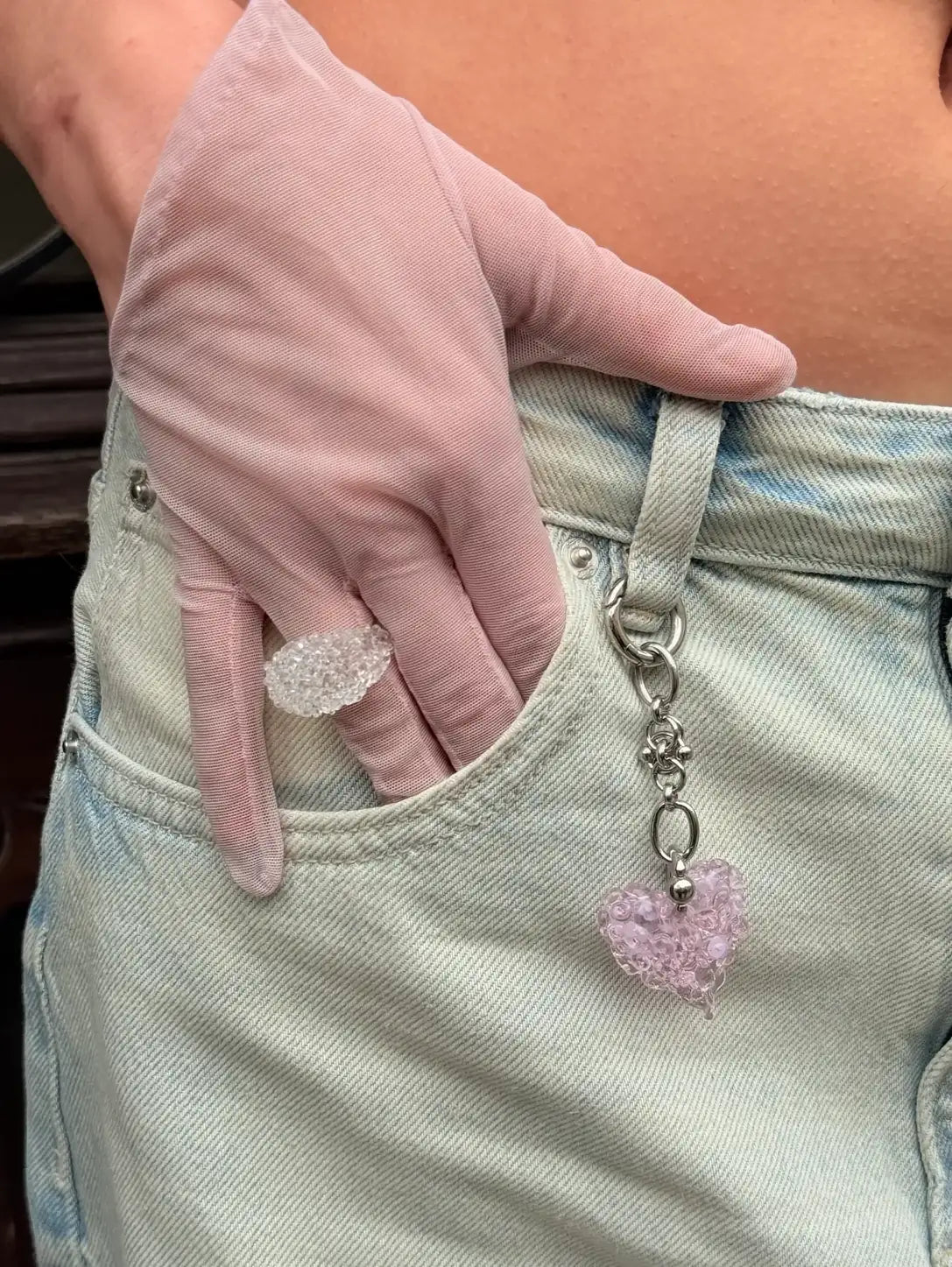 Брязкальце Charm Рожеве