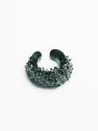 Каф на вухо Dew Green з муранського скла, ro.ro crafts