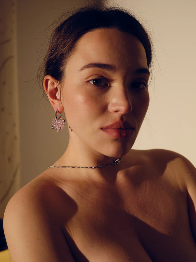Сережки Crush рожеві