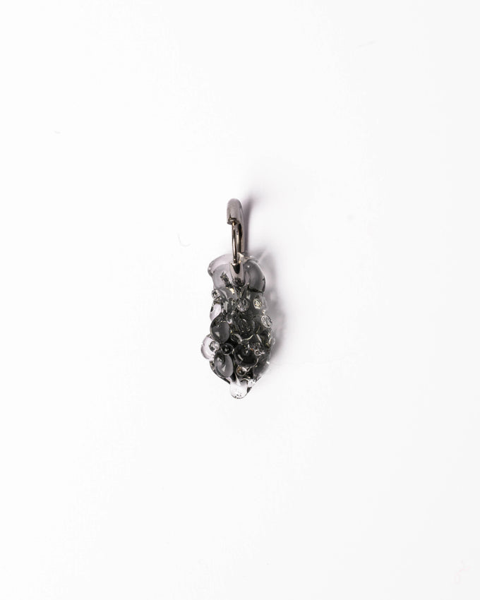 Сережки Drop Чорні зі скла, чорний