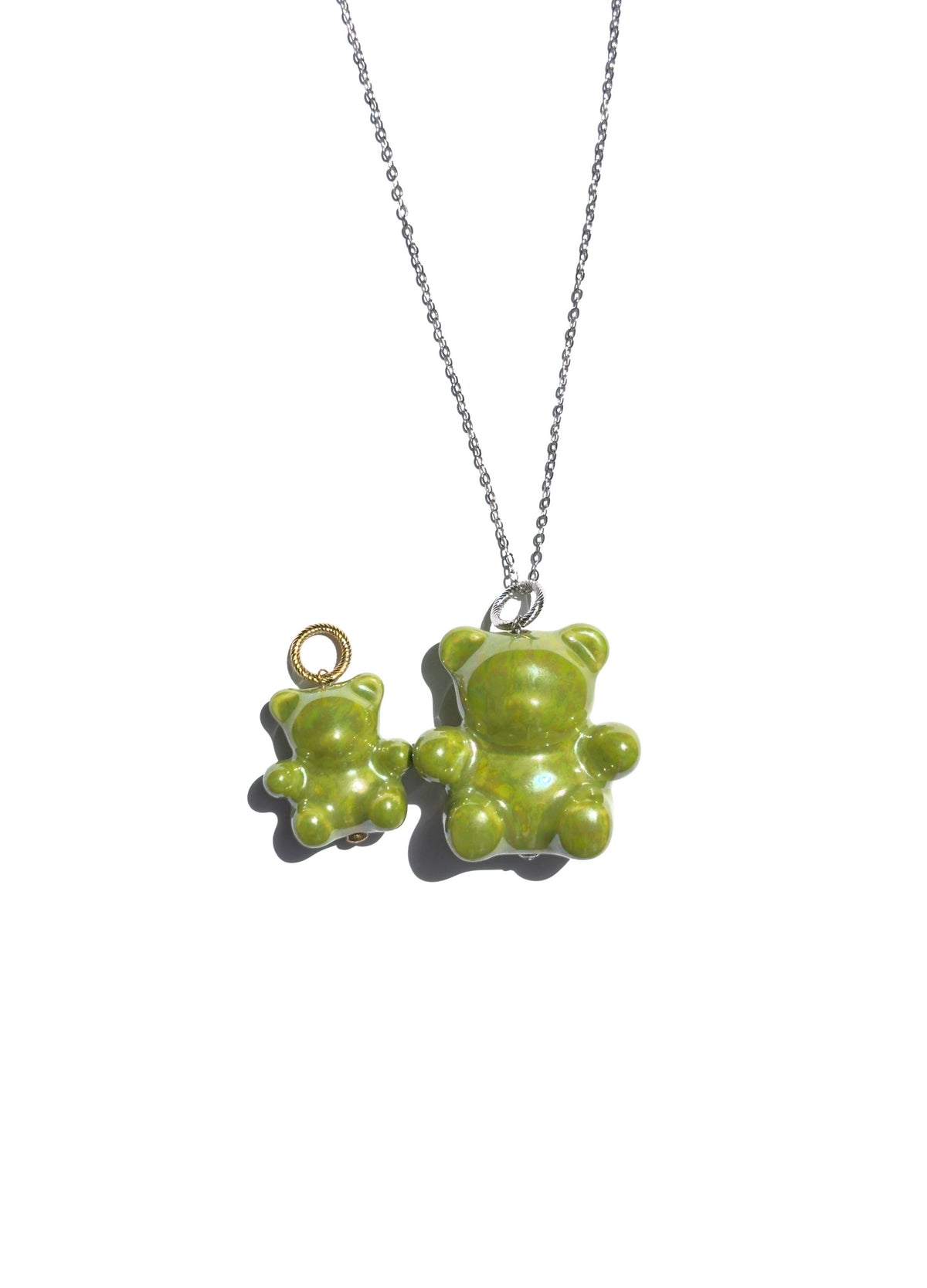 Кулон Teddy the bear Зелений
