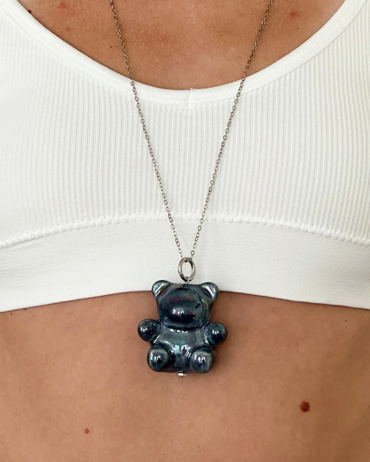 Кулон Teddy the bear Синій