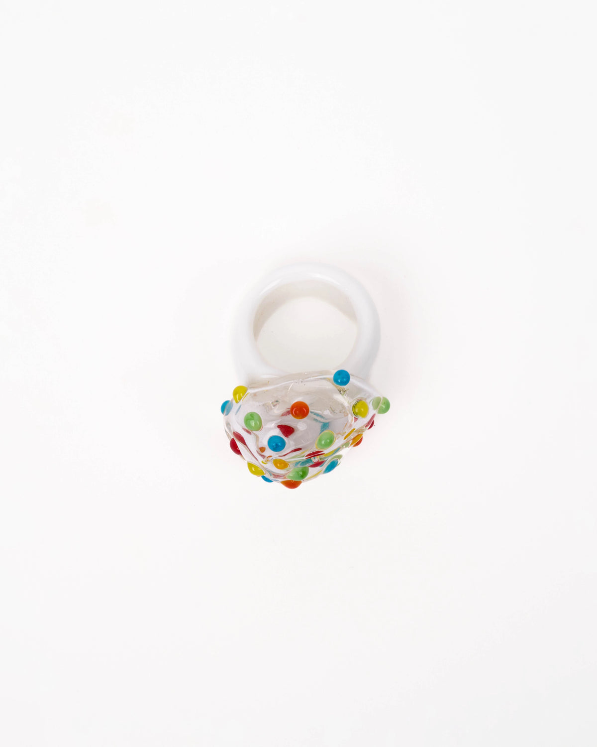 Кільце Confetti Біле