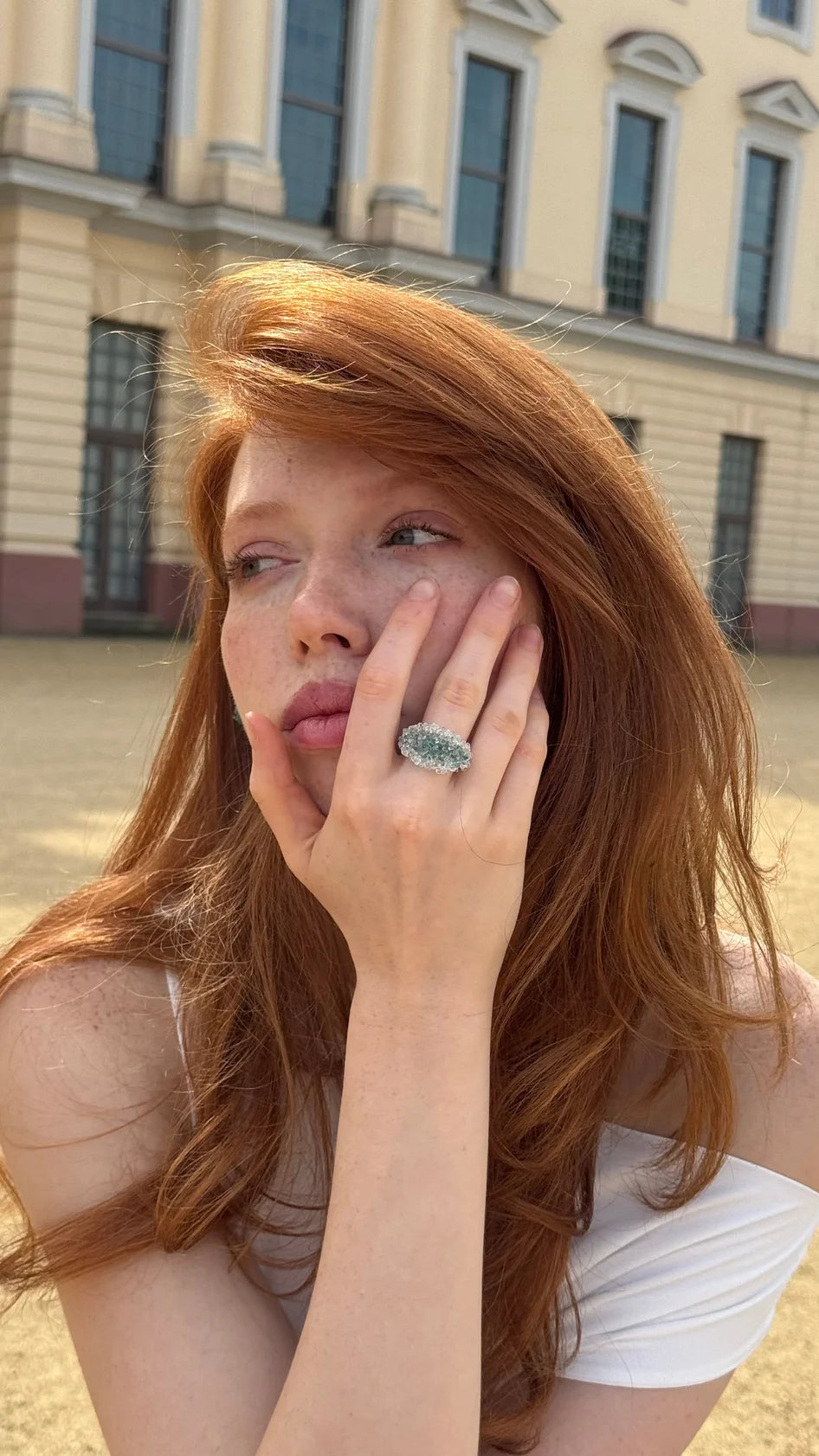 Кільце Seafoam Green tide