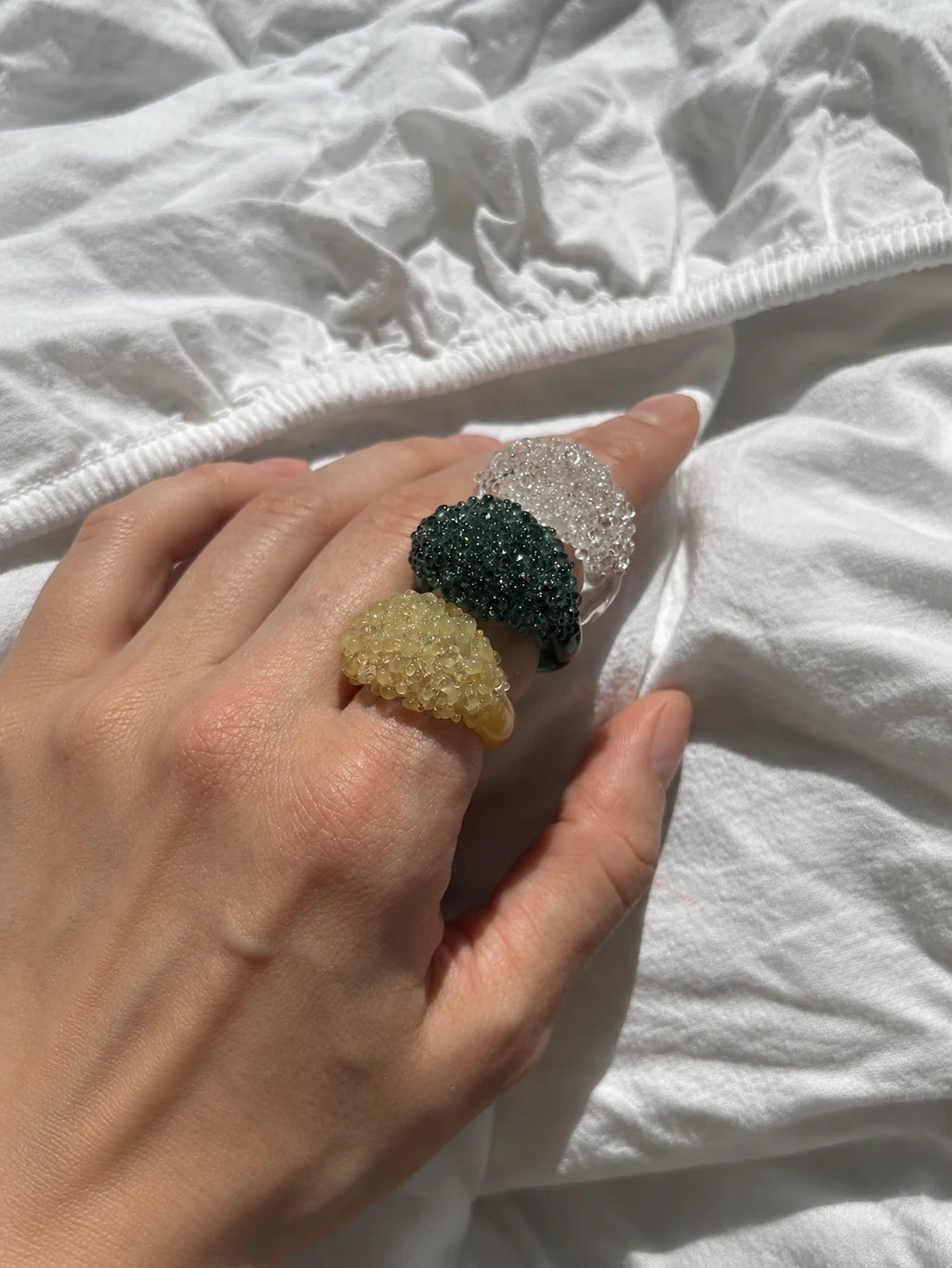 Кільце Seafoam Pale sand